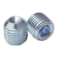 1/2"-13 X 3/4" Socket Set Screw, Cup Point, Coarse, Alloy, Zinc